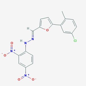 5-(5-Chloro-2-methylphenyl)furan-2-carbaldehyde {2,4-bisnitrophenyl}hydrazone