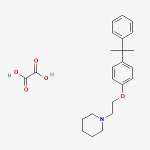 molecular formula C24H31NO5 B4005149 Oxalic acid;1-[2-[4-(2-phenylpropan-2-yl)phenoxy]ethyl]piperidine 