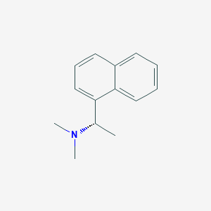 molecular formula C14H17N B040052 (S)-(-)-N,N-Dimethyl-1-(1-naphthyl)ethylamine CAS No. 121045-73-6