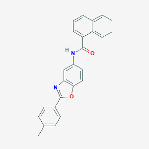 N-[2-(4-methylphenyl)-1,3-benzoxazol-5-yl]naphthalene-1-carboxamide