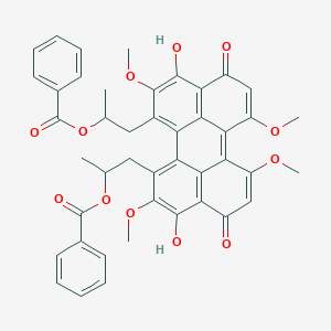 molecular formula C44H38O12 B040057 Calphostin A CAS No. 120461-92-9