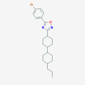 5-(4-Bromophenyl)-3-[4-(4-propylcyclohexyl)cyclohexyl]-1,2,4-oxadiazole