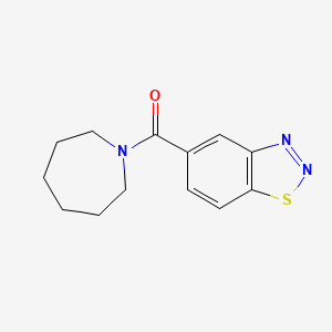 molecular formula C13H15N3OS B4007246 azepan-1-yl(1,2,3-benzothiadiazol-5-yl)methanone 