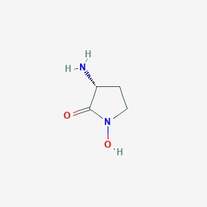 (3R)-3-amino-1-hydroxypyrrolidin-2-one