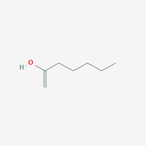 molecular formula C7H14O B040076 Hept-1-EN-2-OL CAS No. 117186-38-6
