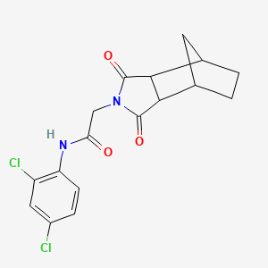 molecular formula C17H16Cl2N2O3 B4007732 N-(2,4-dichlorophenyl)-2-(1,3-dioxooctahydro-2H-4,7-methanoisoindol-2-yl)acetamide 