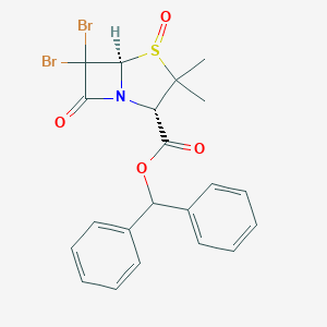Benzhydryl-6,6-dibromopenicillanate-1-oxide