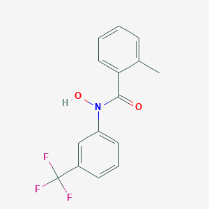 N-Hydroxy-2-methyl-N-[3-(trifluoromethyl)phenyl]benzamide