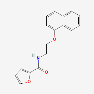 molecular formula C17H15NO3 B4010432 N-(2-naphthalen-1-yloxyethyl)furan-2-carboxamide 