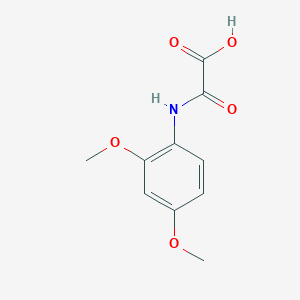 molecular formula C10H11NO5 B4010448 2-(2,4-dimethoxyanilino)-2-oxoacetic acid 