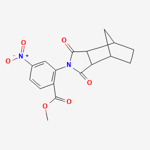 molecular formula C17H16N2O6 B4010582 methyl 2-(1,3-dioxooctahydro-2H-4,7-methanoisoindol-2-yl)-4-nitrobenzoate 