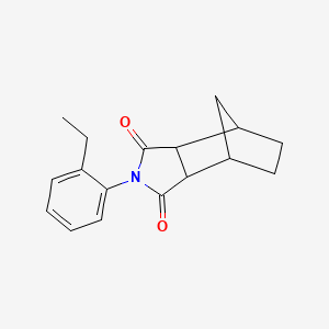 molecular formula C17H19NO2 B4010823 2-(2-ethylphenyl)hexahydro-1H-4,7-methanoisoindole-1,3(2H)-dione 