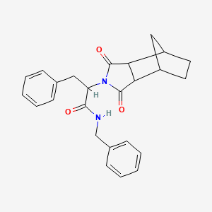 molecular formula C25H26N2O3 B4011127 N-benzyl-2-(1,3-dioxooctahydro-2H-4,7-methanoisoindol-2-yl)-3-phenylpropanamide 