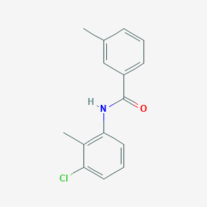 molecular formula C15H14ClNO B401113 N-(3-chloro-2-methylphenyl)-3-methylbenzamide CAS No. 328024-14-2