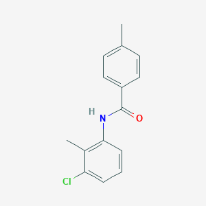 molecular formula C15H14ClNO B401115 N-(3-chloro-2-methylphenyl)-4-methylbenzamide CAS No. 325779-78-0