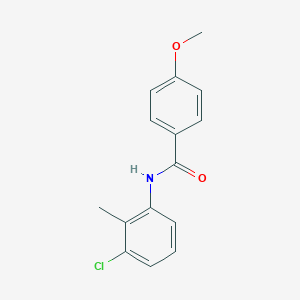 molecular formula C15H14ClNO2 B401120 N-(3-chloro-2-methylphenyl)-4-methoxybenzamide 