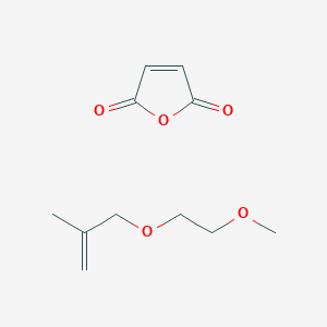 molecular formula C11H16O5 B040114 furan-2,5-dione;3-(2-methoxyethoxy)-2-methylprop-1-ene CAS No. 122107-16-8