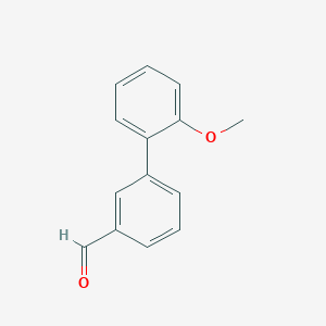 molecular formula C14H12O2 B040117 3-(2-Methoxyphenyl)benzaldehyde CAS No. 122801-57-4