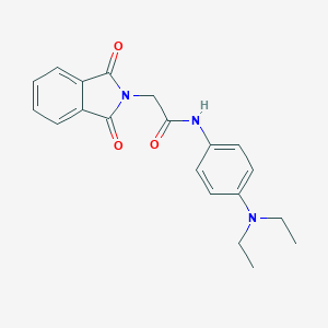 molecular formula C20H21N3O3 B401261 N-[4-(DIETHYLAMINO)PHENYL]-2-(1,3-DIOXO-2,3-DIHYDRO-1H-ISOINDOL-2-YL)ACETAMIDE 