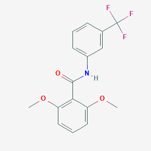 molecular formula C16H14F3NO3 B401270 2,6-dimethoxy-N-[3-(trifluoromethyl)phenyl]benzamide 