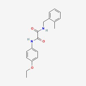 molecular formula C18H20N2O3 B4012894 N-(4-ethoxyphenyl)-N'-(2-methylbenzyl)ethanediamide 