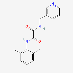 molecular formula C16H17N3O2 B4013093 N-(2,6-dimethylphenyl)-N'-(3-pyridinylmethyl)ethanediamide 