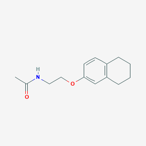 molecular formula C14H19NO2 B4013152 N-[2-(5,6,7,8-tetrahydronaphthalen-2-yloxy)ethyl]acetamide 