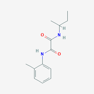 molecular formula C13H18N2O2 B4013159 N-(butan-2-yl)-N'-(2-methylphenyl)ethanediamide 