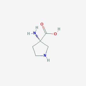 (3S)-3-aminopyrrolidine-3-carboxylic acid