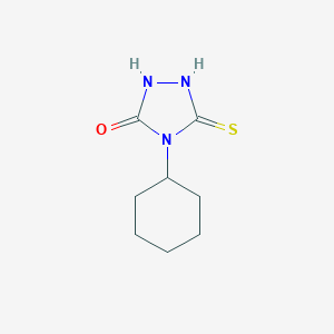 4-Cyclohexyl-3-mercapto-4,5-dihydro-1h-1,2,4-triazol-5-one