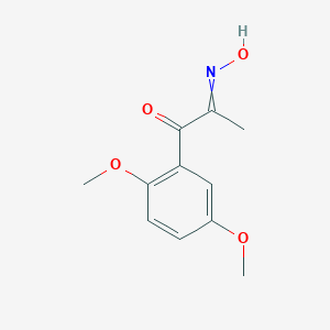 [2-(2,5-Dimethoxyphenyl)-1-methyl-2-oxoethylidene]hydroxyammonium chloride