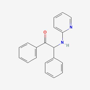 molecular formula C19H16N2O B4014987 1,2-Diphenyl-2-(pyridin-2-ylamino)ethanone CAS No. 20622-21-3