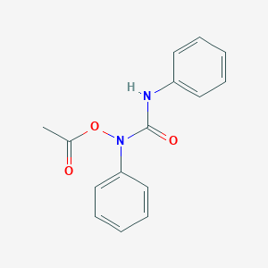 molecular formula C15H14N2O3 B4015002 [N-(phenylcarbamoyl)anilino] acetate 