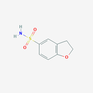 molecular formula C8H9NO3S B040155 2,3-Dihydro-1-benzofuran-5-sulfonamide CAS No. 112894-47-0