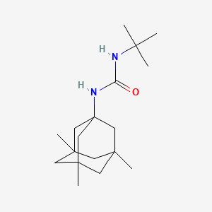 molecular formula C18H32N2O B4015972 1-Tert-butyl-3-(3,5,7-trimethyl-1-adamantyl)urea 