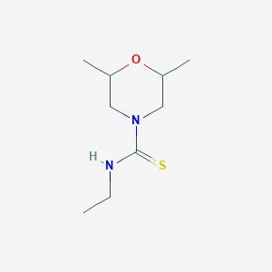 molecular formula C9H18N2OS B4016013 N-ethyl-2,6-dimethylmorpholine-4-carbothioamide 