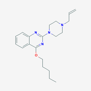 2-(4-Allyl-1-piperazinyl)-4-pentyloxyquinazoline