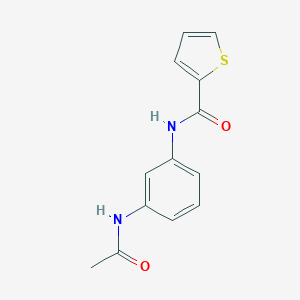 molecular formula C13H12N2O2S B401676 N-[3-(acetylamino)phenyl]thiophene-2-carboxamide 