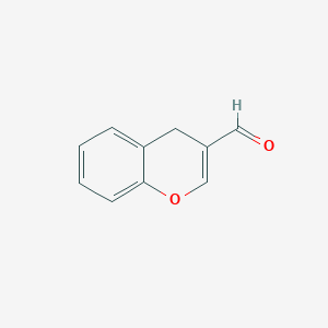 molecular formula C10H8O2 B040168 4H-chromene-3-carbaldehyde CAS No. 120450-87-5