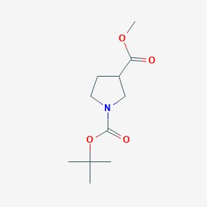 molecular formula C11H19NO4 B040180 Methyl 1-BOC-3-pyrrolidinecarboxylate CAS No. 122684-33-7