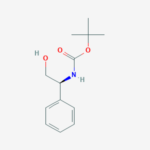 molecular formula C13H19NO3 B040187 (S)-tert-Butyl (2-hydroxy-1-phenylethyl)carbamate CAS No. 117049-14-6