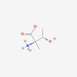 molecular formula C5H11NO3 B040189 (2S,3S)-2-amino-3-hydroxy-2-methylbutanoic acid CAS No. 114179-07-6