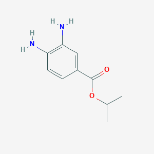 molecular formula C10H14N2O2 B040195 Isopropyl 3,4-diaminobenzoate CAS No. 121649-61-4