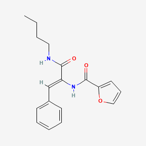 molecular formula C18H20N2O3 B4020084 N-[(Z)-3-(butylamino)-3-oxo-1-phenylprop-1-en-2-yl]furan-2-carboxamide 