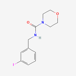 molecular formula C12H15IN2O2 B4020492 N-(3-iodobenzyl)morpholine-4-carboxamide 