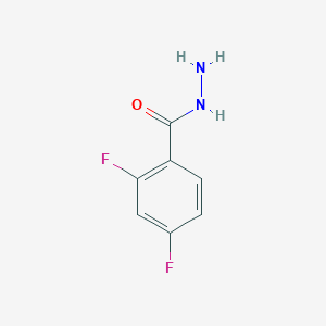 molecular formula C7H6F2N2O B040214 2,4-Difluorobenzohydrazide CAS No. 118737-62-5