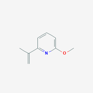 molecular formula C9H11NO B040217 2-Isopropenyl-6-methoxypyridine CAS No. 118775-71-6