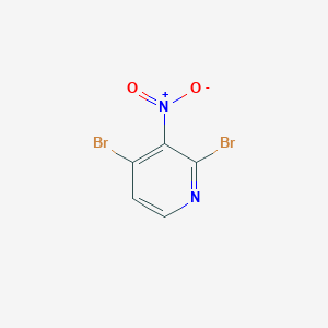 molecular formula C5H2Br2N2O2 B040219 2,4-Dibromo-3-nitropyridine CAS No. 121263-10-3