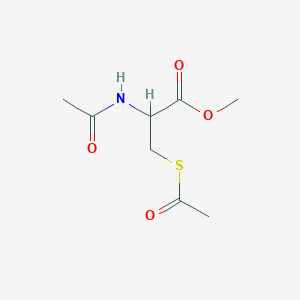 molecular formula C8H13NO4S B040220 N,S-Diacetyl-L-cysteine methyl ester CAS No. 123751-54-2