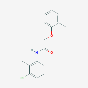 molecular formula C16H16ClNO2 B402248 N-(3-chloro-2-methylphenyl)-2-(2-methylphenoxy)acetamide 